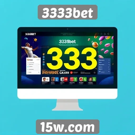 Interface do usuário do 3333bet é amigável